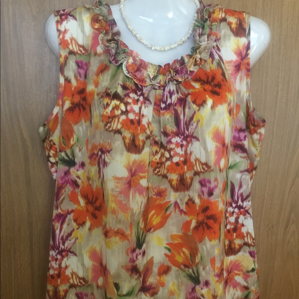 Floral Red Top FREE Yellow Floral Top